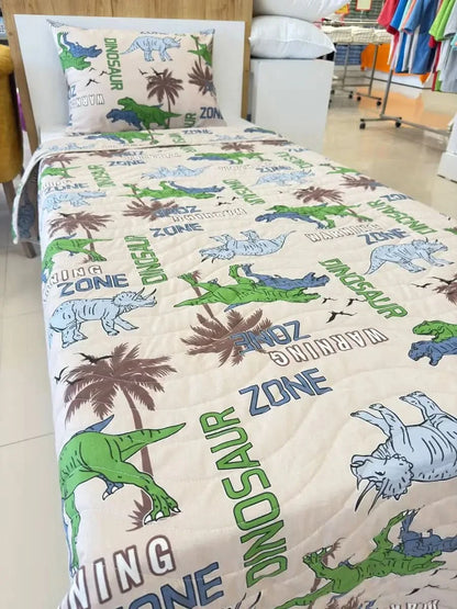 Tek Kişilik Kapitone Yatak Örtüsü Takımı - DİNAZOR